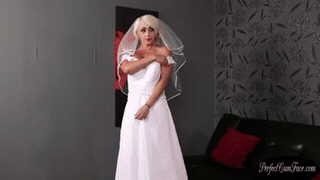 Busty UK Bride With Big Tits Rewarded With Big Facial