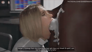 Black Cartoon Wife Emma’s Best Blowjobs Addicted to Cocks