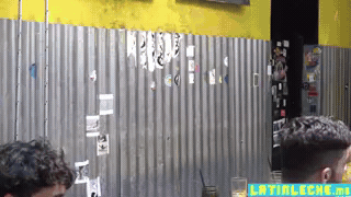 Amateur Latino Dudes Take Turns Getting Barebacked in Homemade Group GIF