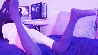 Featured: Femboy Gamer uses his Plaything to get his holes drilled and covered in cum