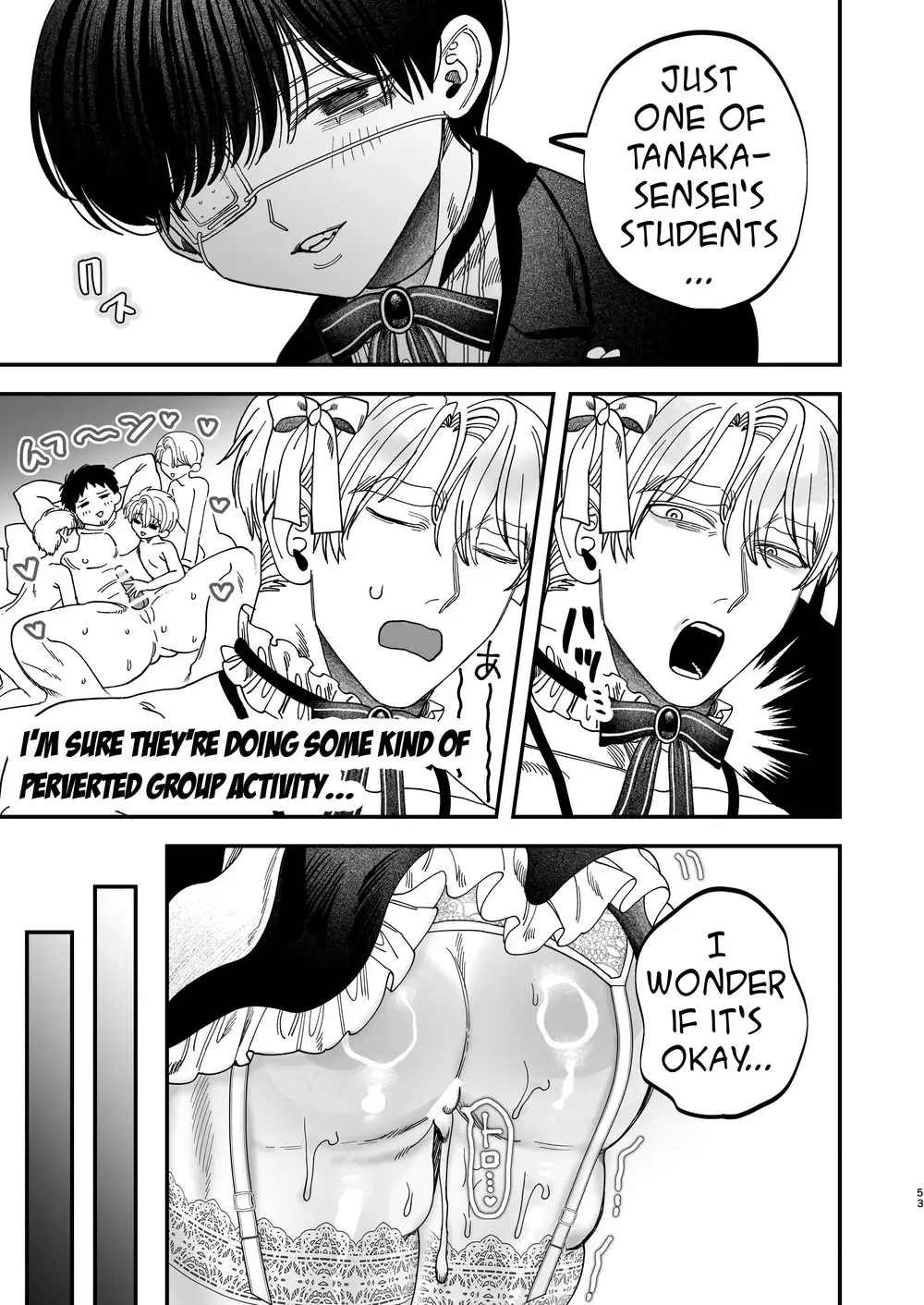 “Sexually Trained By My Excessively Big Dicked Student ~Sloppy Culture Festival~” Chapter 52, page 1