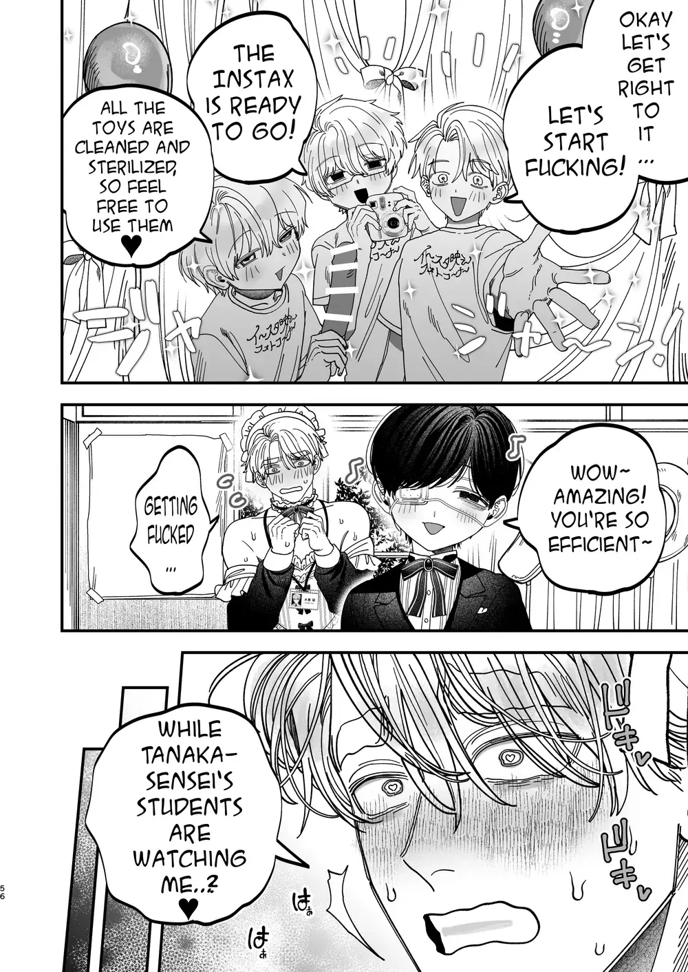 “Sexually Trained By My Excessively Big Dicked Student ~Sloppy Culture Festival~” Chapter 55, page 1