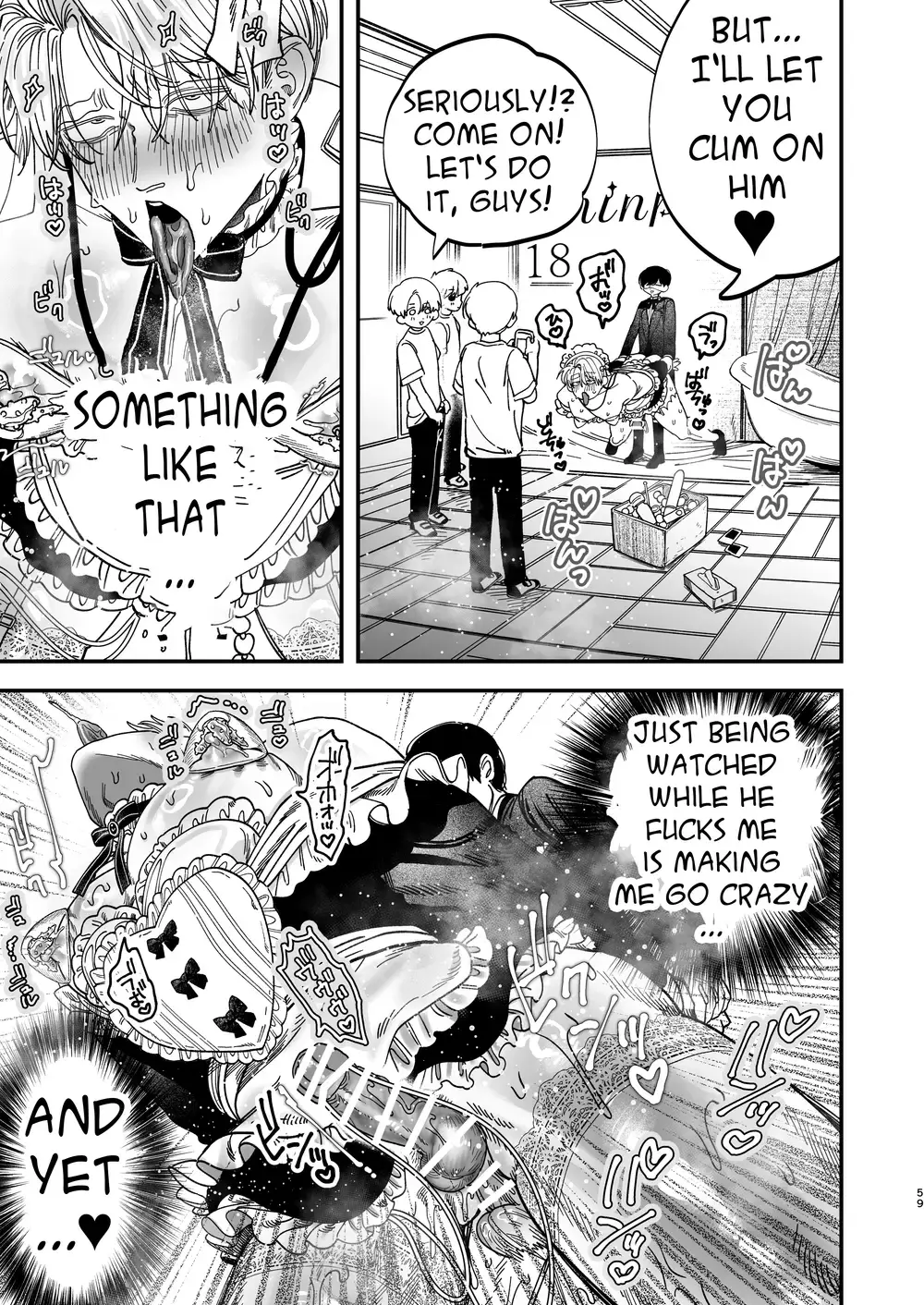 “Sexually Trained By My Excessively Big Dicked Student ~Sloppy Culture Festival~” Chapter 58, page 1