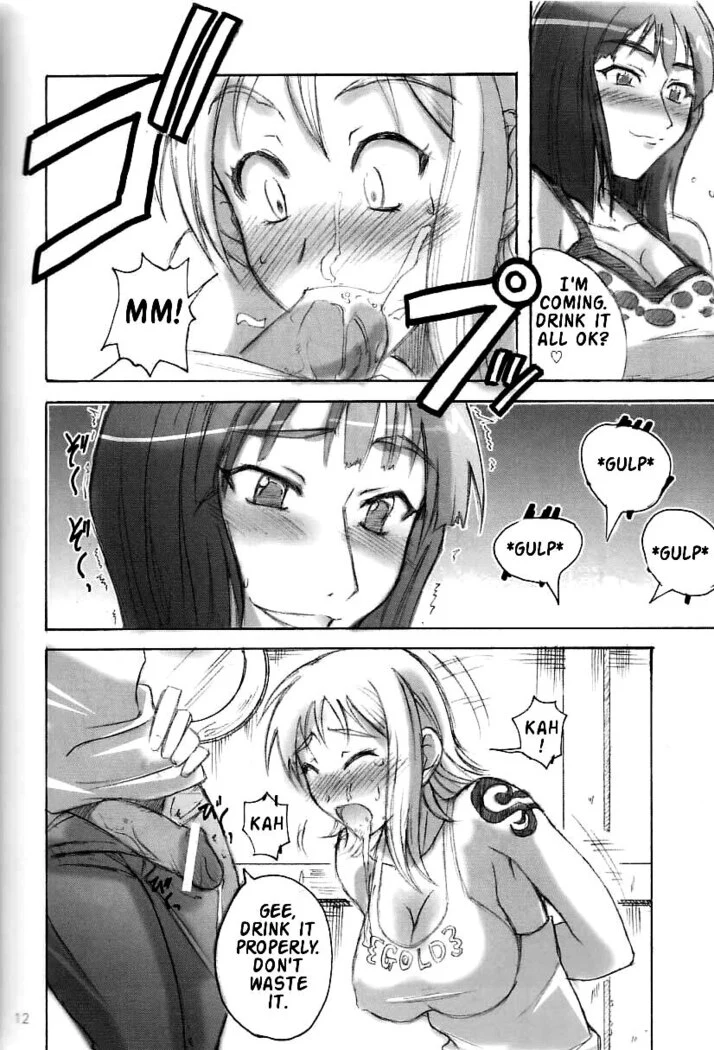 “Futanari Nami and Robin” Chapter 11, page 1