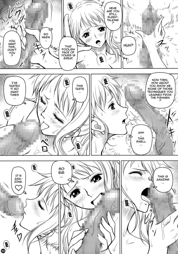 “Nami's Swimsuit Orgy” Chapter 21, page 1