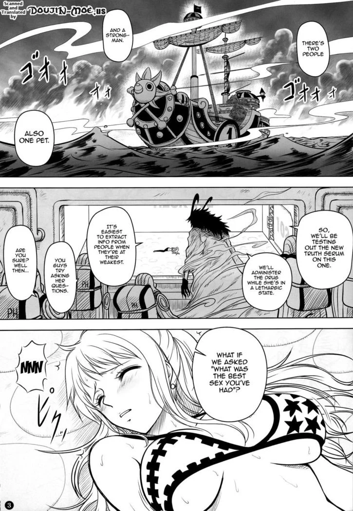 “Nami's Swimsuit Orgy” Chapter 2, page 1