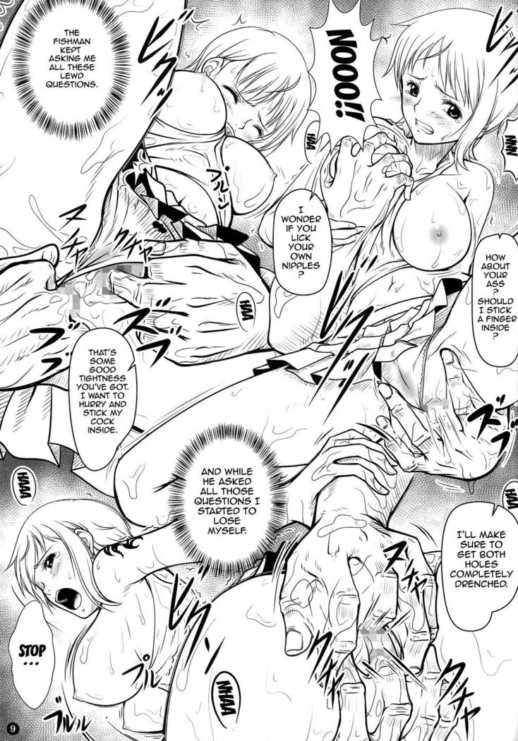 “Nami's Swimsuit Orgy” Chapter 8, page 1