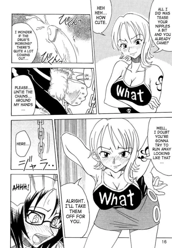 “Nami and Tashigi Don't Trust Anybody” Chapter 15, page 1