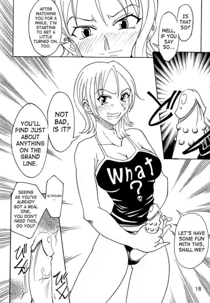 “Nami and Tashigi Don't Trust Anybody” Chapter 17, page 1