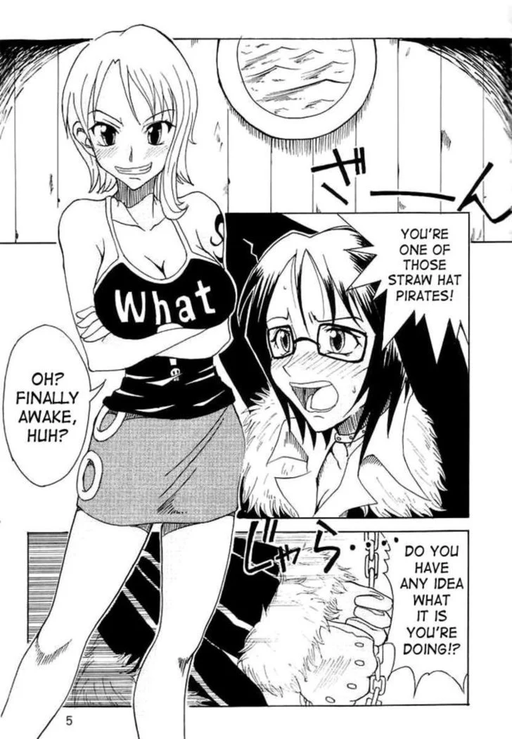 “Nami and Tashigi Don't Trust Anybody” Chapter 4, page 1