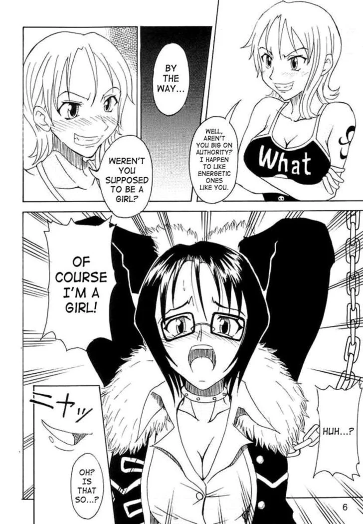 “Nami and Tashigi Don't Trust Anybody” Chapter 5, page 1