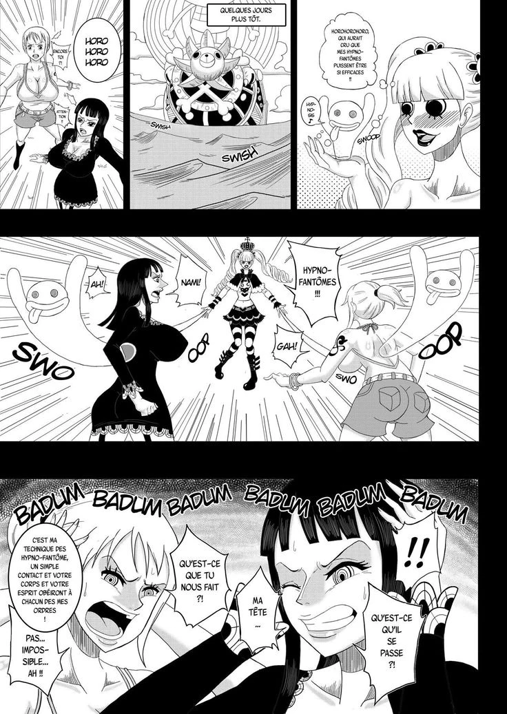 “Nami and Robin Pirate Hypnosis” Chapter 6, page 1