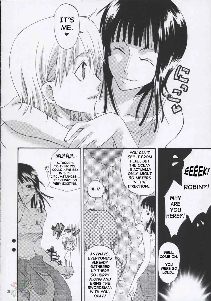 “Nami and Zoro's Love Voyage” Chapter 27, page 1