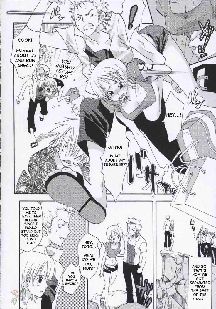 “Nami and Zoro's Love Voyage” Chapter 5, page 1