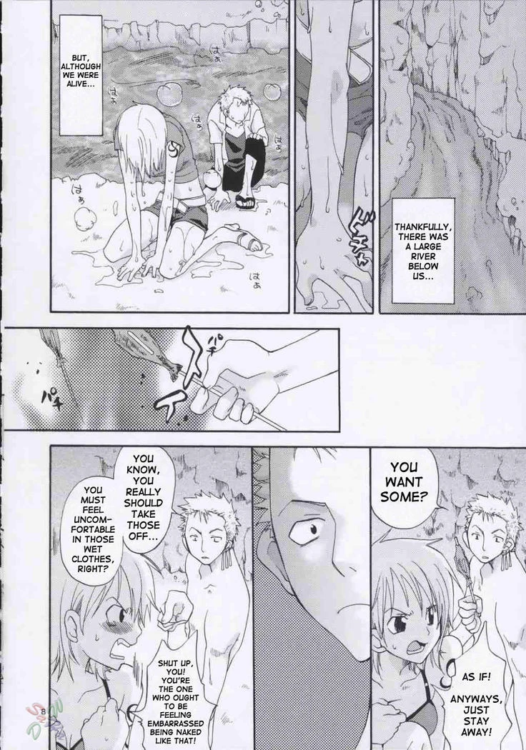 “Nami and Zoro's Love Voyage” Chapter 7, page 1