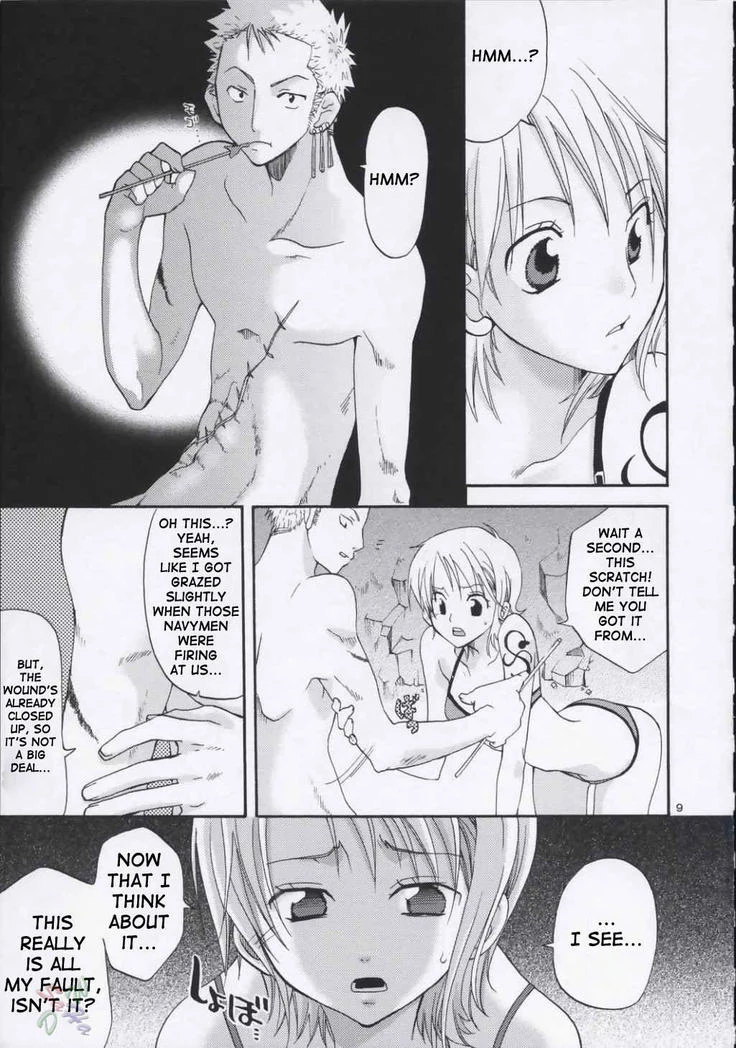 “Nami and Zoro's Love Voyage” Chapter 8, page 1