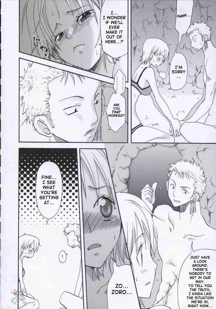 “Nami and Zoro's Love Voyage” Chapter 9, page 1