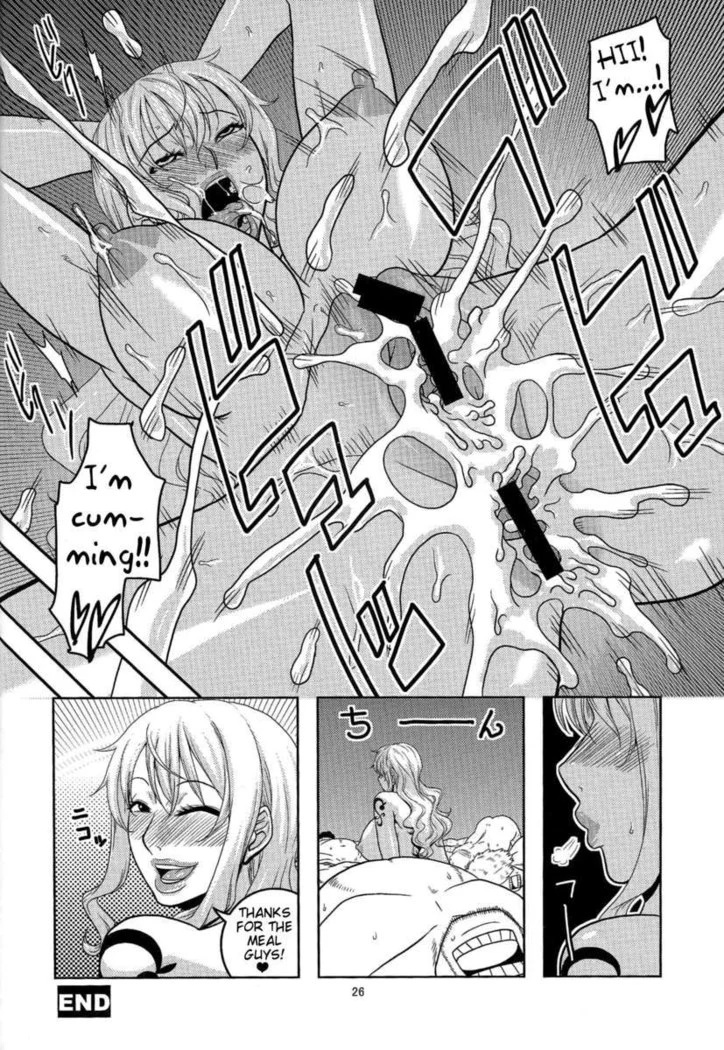 “Nami's Secret Sailing Diary 6 Multiple Insertion” Chapter 27, page 1