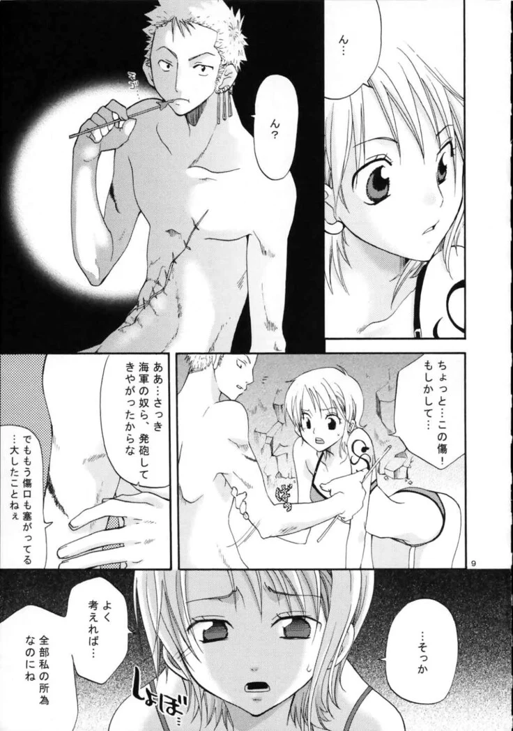 “Love Navigator: Nami and Zoro” Chapter 8, page 1