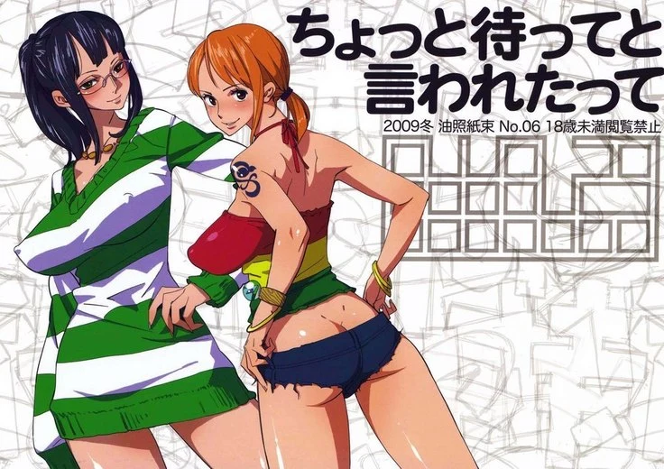 Nami and Nico Robin Wait a Moment
