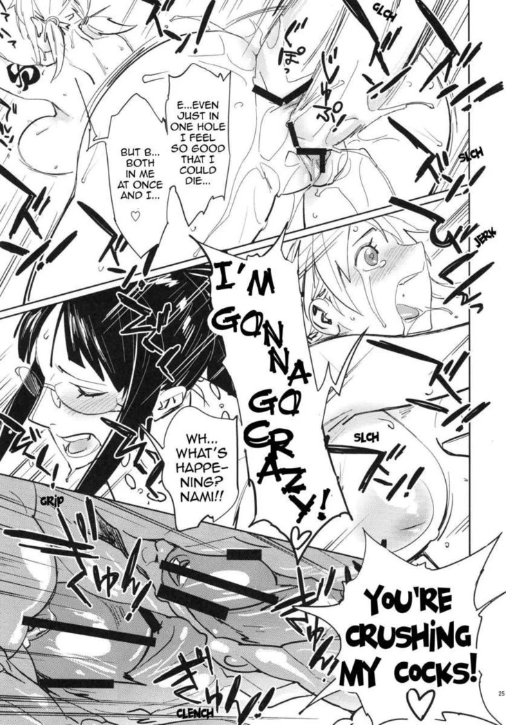 “Nami and Nico Robin Wait a Moment” Chapter 25, page 1