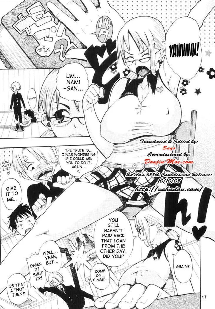 “Nami's Special Sailing Log” Chapter 18, page 1