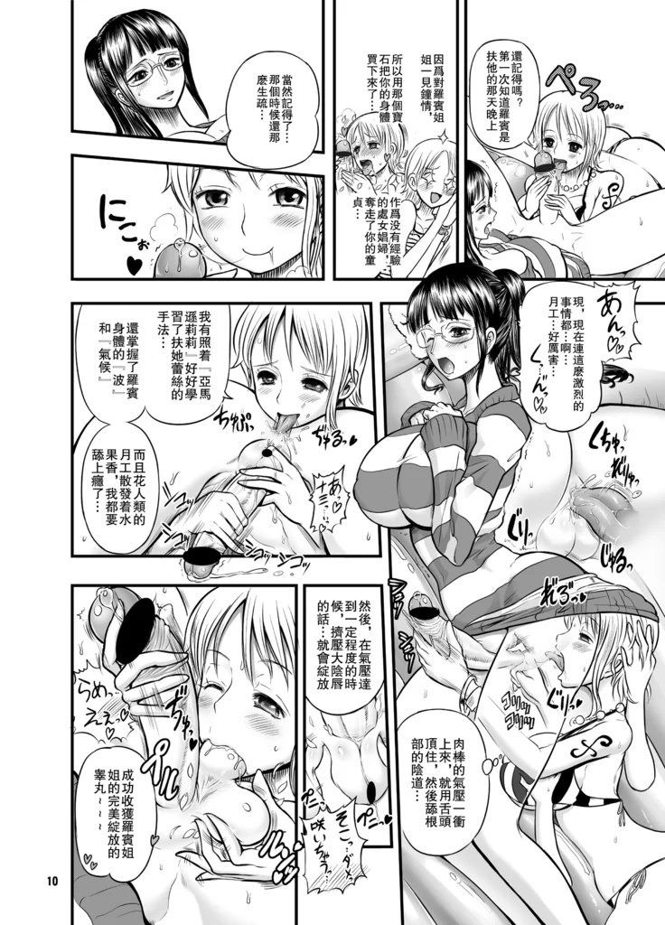 “Robin and Nami's Love Honey Squeeze” Chapter 10, page 1