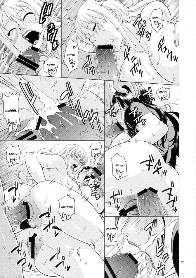 “Nami and Robin's Intense Group Session” Chapter 22, page 1