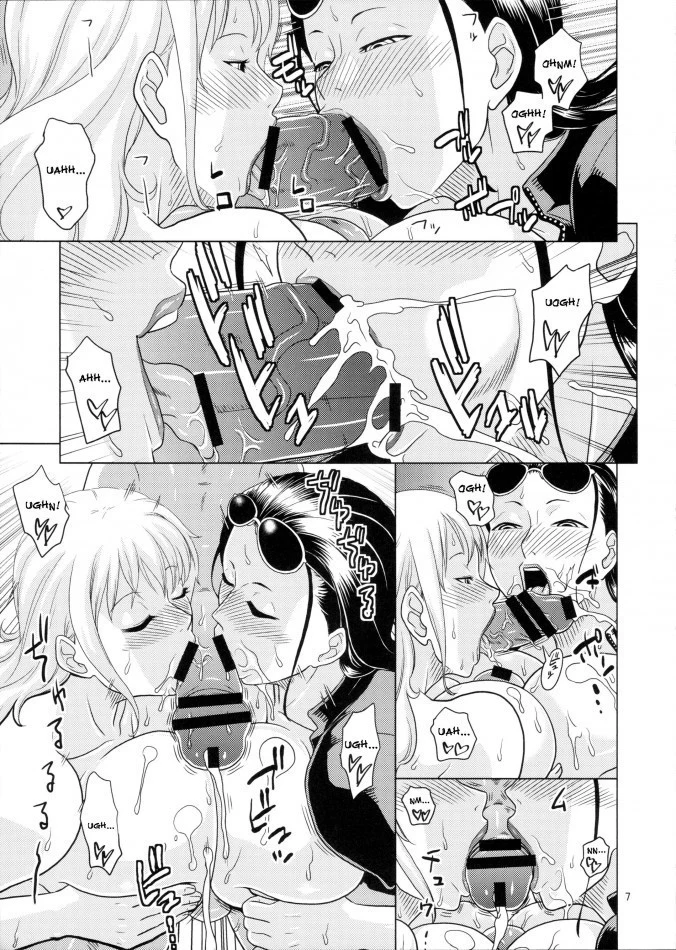“Nami and Robin's Intense Group Session” Chapter 8, page 1