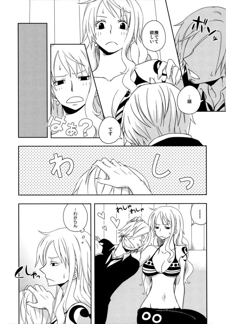 “Nami and Sanji's Captain's Orders” Chapter 10, page 1