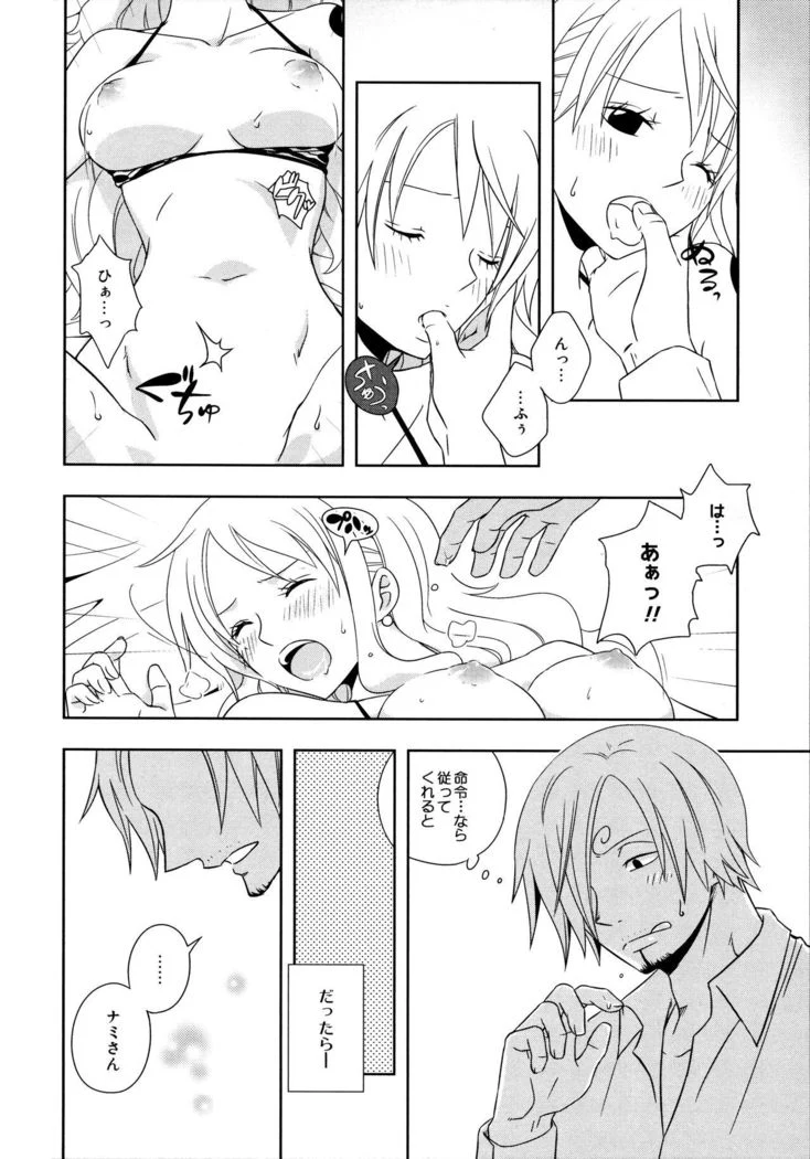 “Nami and Sanji's Captain's Orders” Chapter 28, page 1