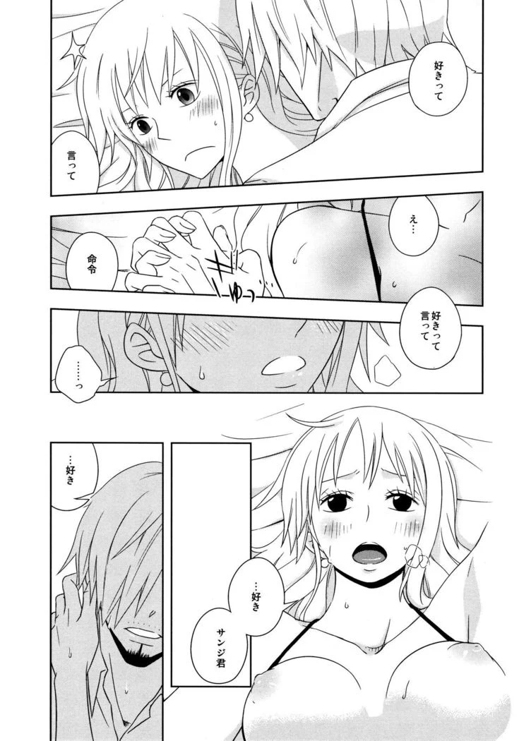 “Nami and Sanji's Captain's Orders” Chapter 29, page 1
