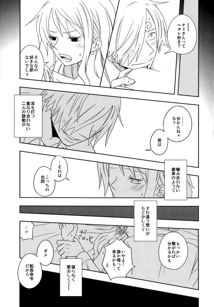 “Nami and Sanji's Captain's Orders” Chapter 33, page 1