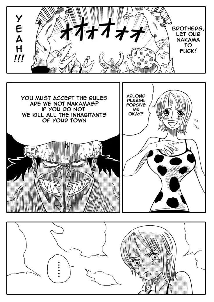 “Two Piece Nami vs Arlong” Chapter 7, page 1