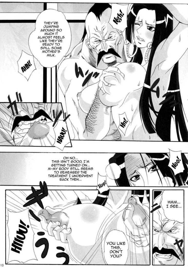 “Benten Kairaku Hebirei Nami Hancock” Chapter 12, page 1