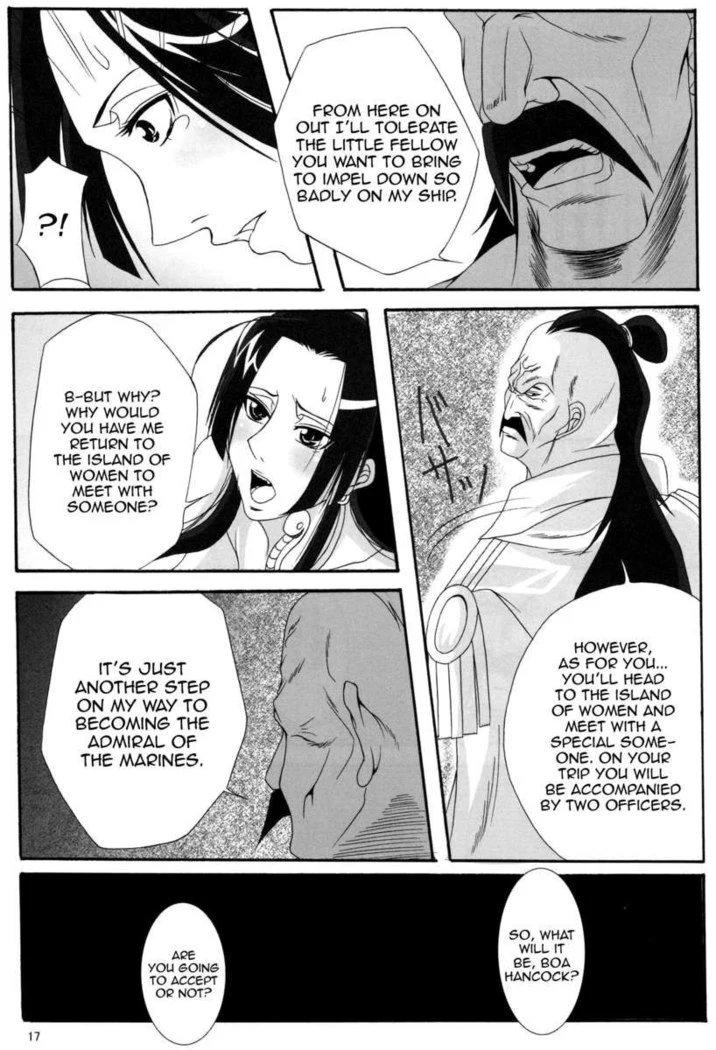 “Benten Kairaku Hebirei Nami Hancock” Chapter 16, page 1