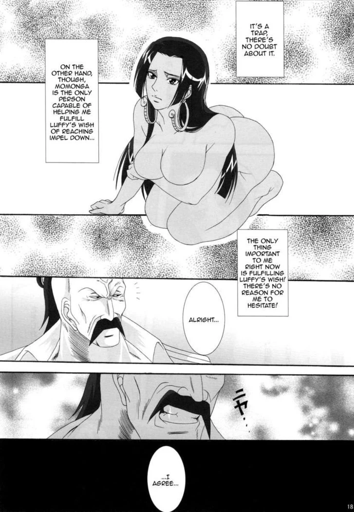 “Benten Kairaku Hebirei Nami Hancock” Chapter 17, page 1