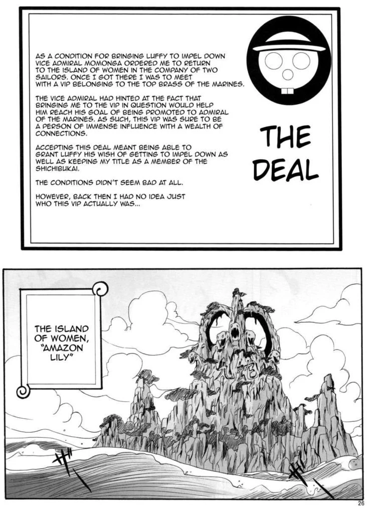 “Benten Kairaku Hebirei Nami Hancock” Chapter 25, page 1