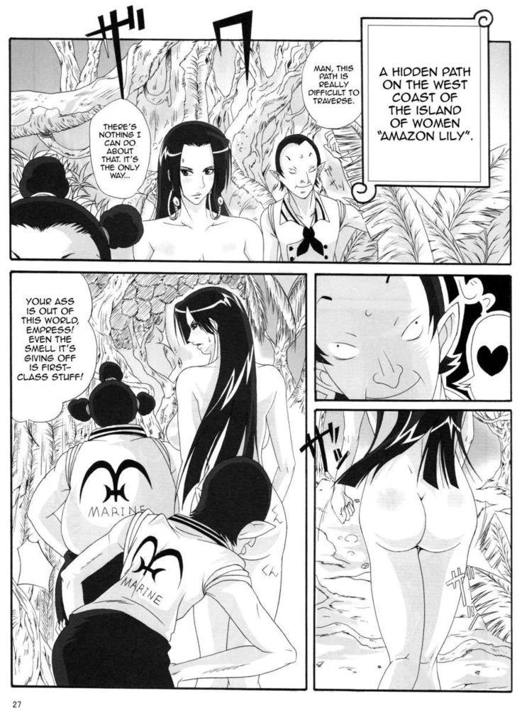 “Benten Kairaku Hebirei Nami Hancock” Chapter 26, page 1