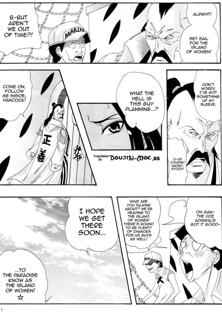 “Benten Kairaku Hebirei Nami Hancock” Chapter 6, page 1