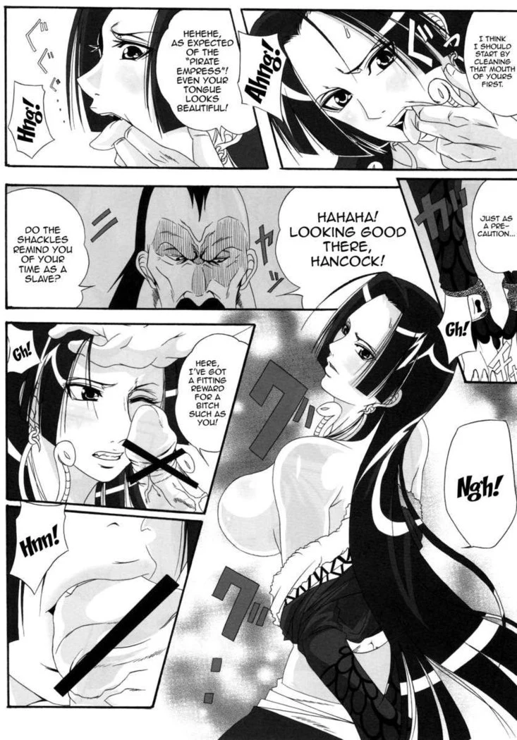 “Benten Kairaku Hebirei Nami Hancock” Chapter 9, page 1