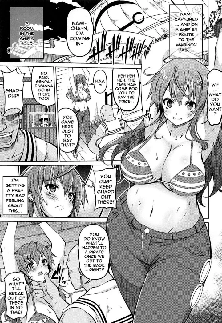 “Big Breasted Pirate 2: Nami's Ordeal” Chapter 4, page 1