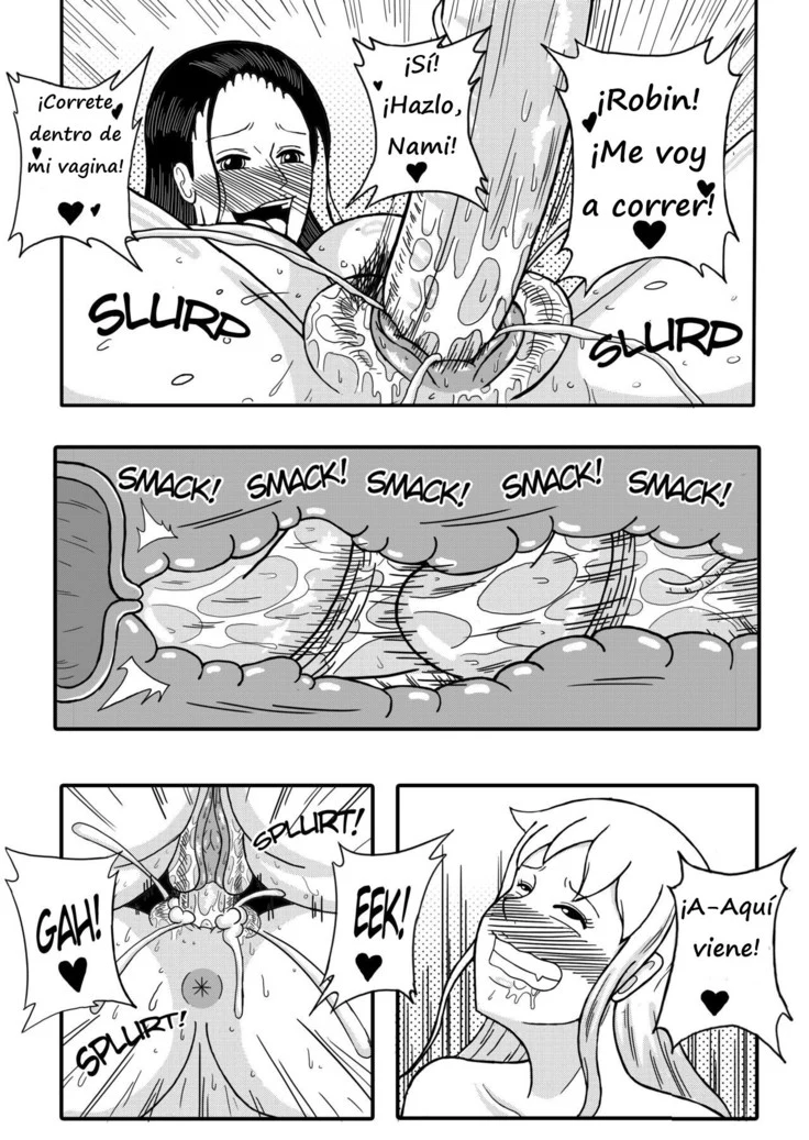 “Robin x Nami Reunion on the Thousand Sunny” Chapter 13, page 1