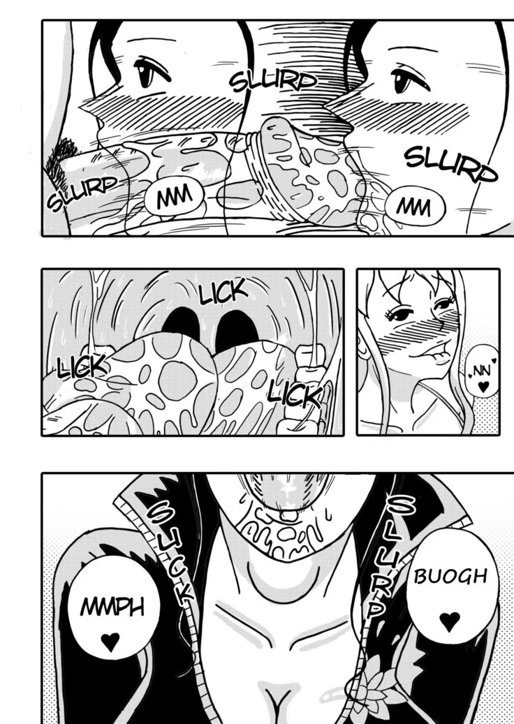 “Robin x Nami Reunion on the Thousand Sunny” Chapter 4, page 1