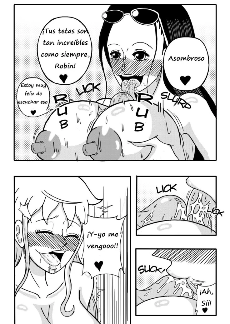“Robin x Nami Reunion on the Thousand Sunny” Chapter 6, page 1