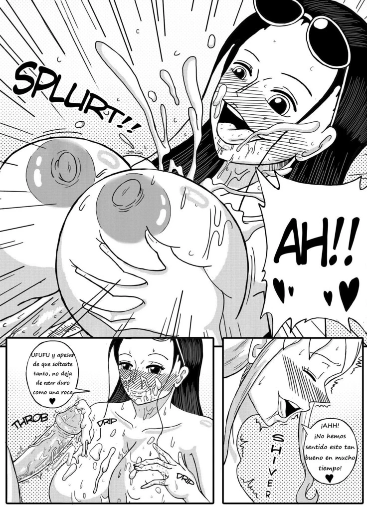 “Robin x Nami Reunion on the Thousand Sunny” Chapter 7, page 1