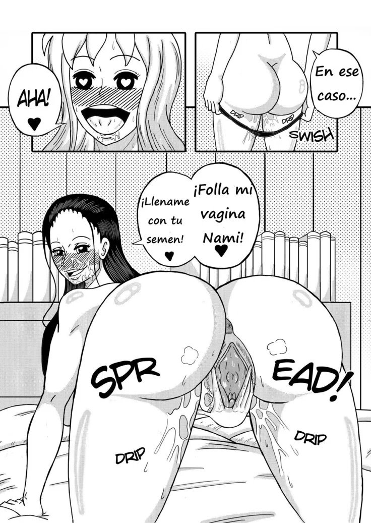 “Robin x Nami Reunion on the Thousand Sunny” Chapter 8, page 1