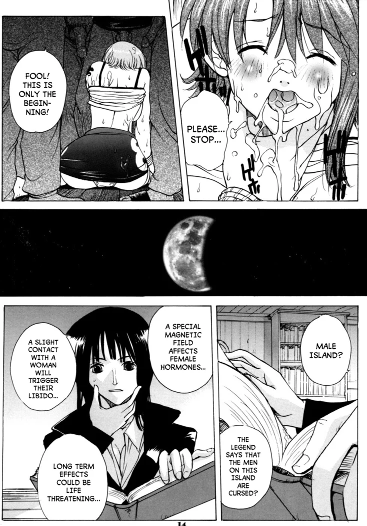 “Nami Reaching Intense Climax — Alternate Edition” Chapter 14, page 1