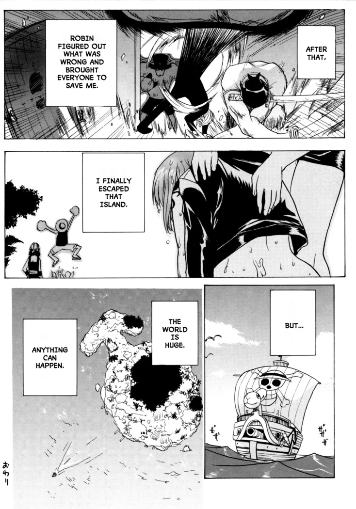 “Nami Reaching Intense Climax — Alternate Edition” Chapter 32, page 1