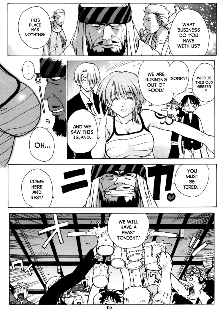 “Nami Reaching Intense Climax — Alternate Edition” Chapter 5, page 1